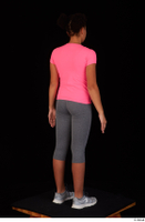 Zahara dressed grey sneakers grey sports leggings pink t shirt sports standing whole body 0006.jpg